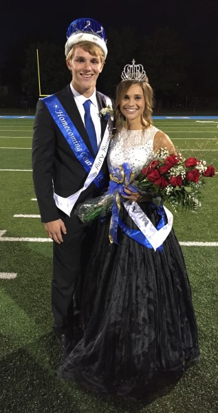2015 Homecoming King Sam Krebs and Queen Abby Haag!