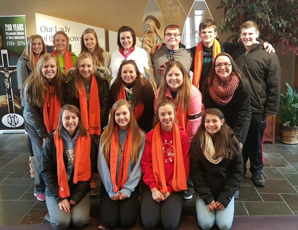 A group of Mater Dei students recently weathered a trip to Washington, D.C. to participate in the annual  Right to Life March.