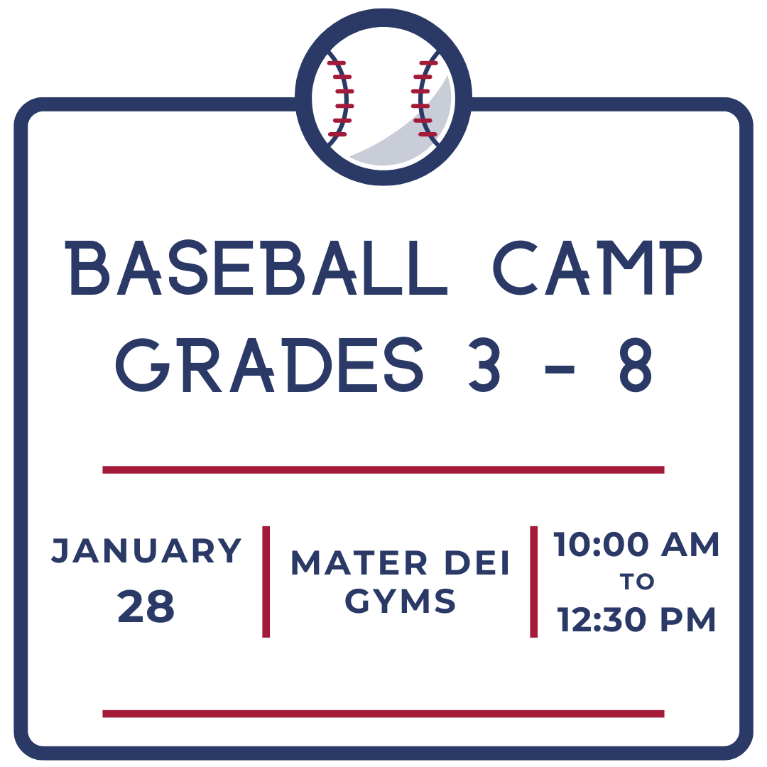 Baseball Camp NEW Mater Dei Catholic High School Breese, IL